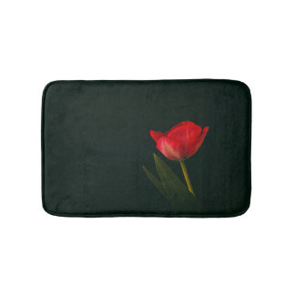 Alfombrilla De Baño Tulipán rojo único
