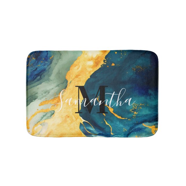 Alfombrilla De Baño Turquesa (Anverso)