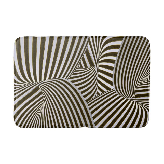 Alfombrilla De Baño Twists Bath Mats 3D (Anverso)