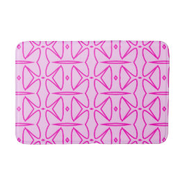 Alfombrilla De Baño Two Toned Pink Pattern Bath Mat