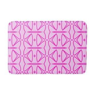 Alfombrilla De Baño Two Toned Pink Pattern Bath Mat