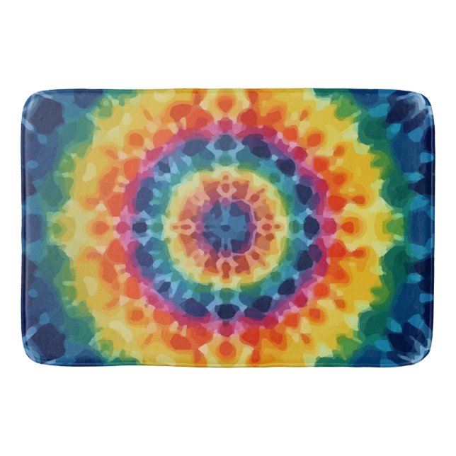 Alfombrilla De Baño Tye-Dye-4 Bath Mat (Anverso)