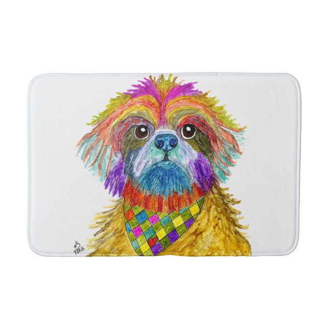 Alfombrilla De Baño Tzu Bath Mat chiíta y colorido (Anverso)