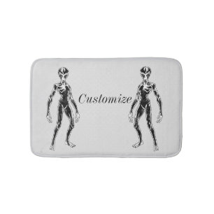 Alfombrilla De Baño UFO Alien Thunder_Cove