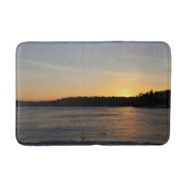 Alfombrilla De Baño Un atardecer congelado