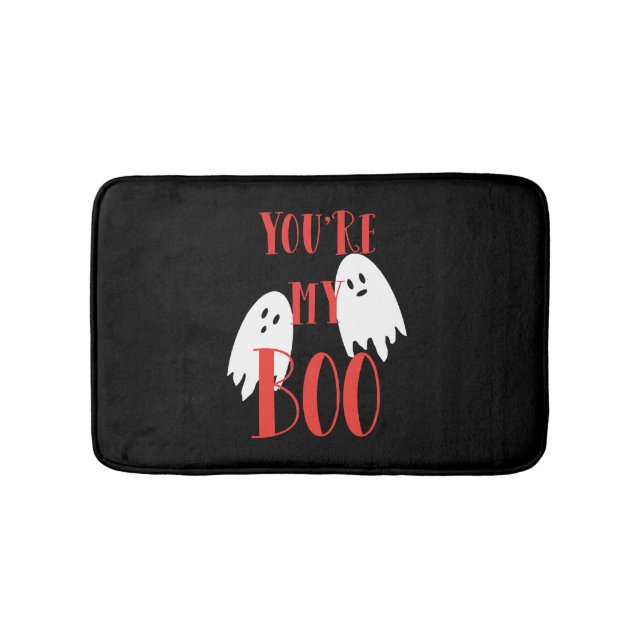 Alfombrilla De Baño Un fantasma de Halloween (Anverso)