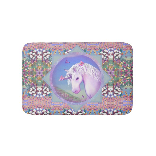 Alfombrilla De Baño Un paraíso morado Bath Mat (Anverso)