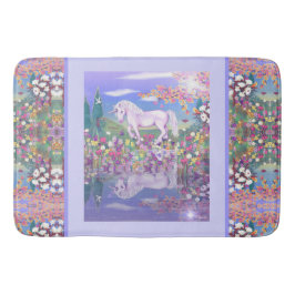 Alfombrilla De Baño Un paraíso morado Bath Mat