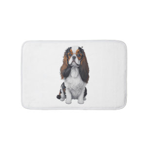 Alfombrilla De Baño Un perro lindo Rey Charles Spaniel