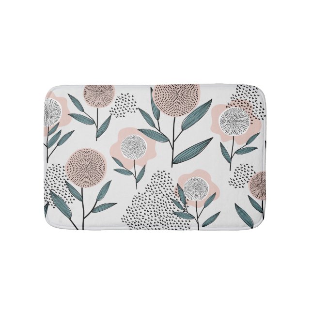 Alfombrilla De Baño Un rosa (Anverso)
