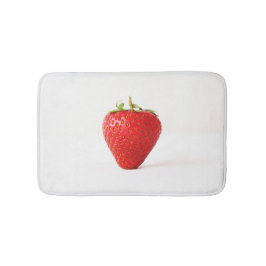 Alfombrilla De Baño Una bmcna de fresa roja