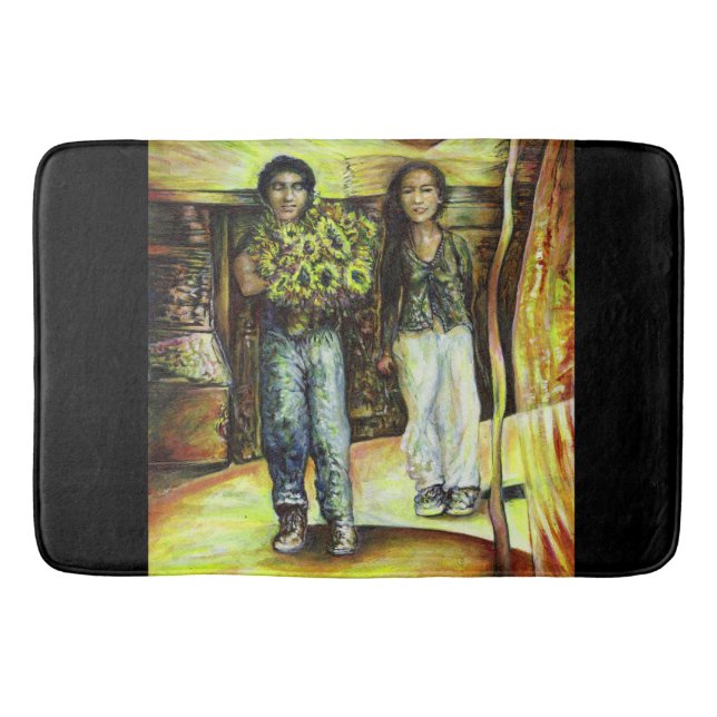 Alfombrilla De Baño Una fase de ChapeI de un ChaIIenge (Anverso)