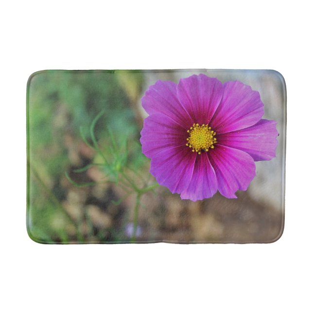 Alfombrilla De Baño Una galaxia dentro de una flor (Anverso)