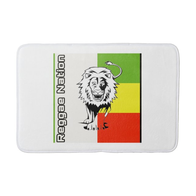 Alfombrilla De Baño Una Nación Reggae Bath Mat (Anverso)