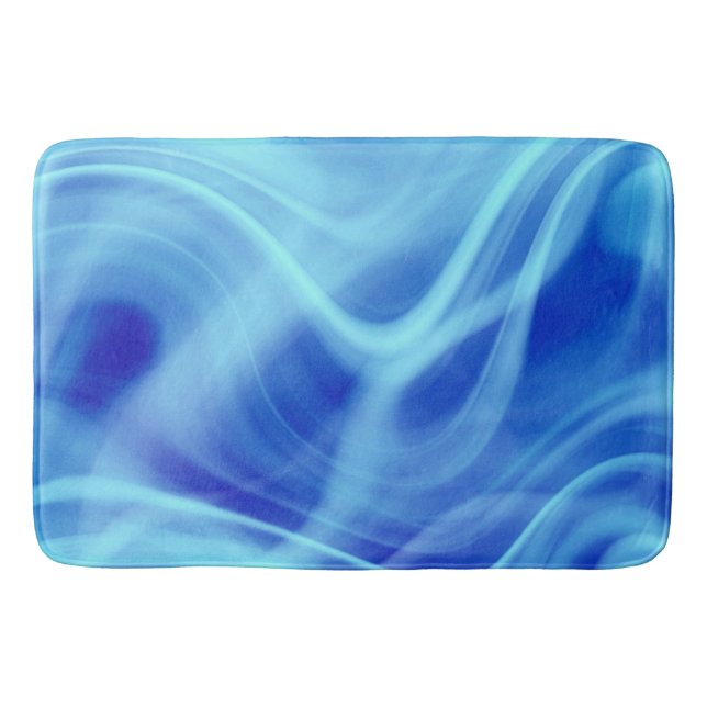 Alfombrilla De Baño Una niebla azul mística (Anverso)