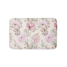 Una pintura floral y hojas en un patrón sin foco