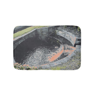 Alfombrilla De Baño Una piscina Naranja en Welshpool