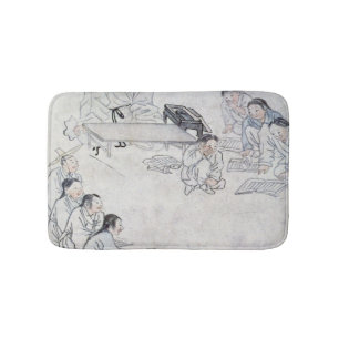 Alfombrilla De Baño Una sala de clase confuciana (Sodang) (impresión