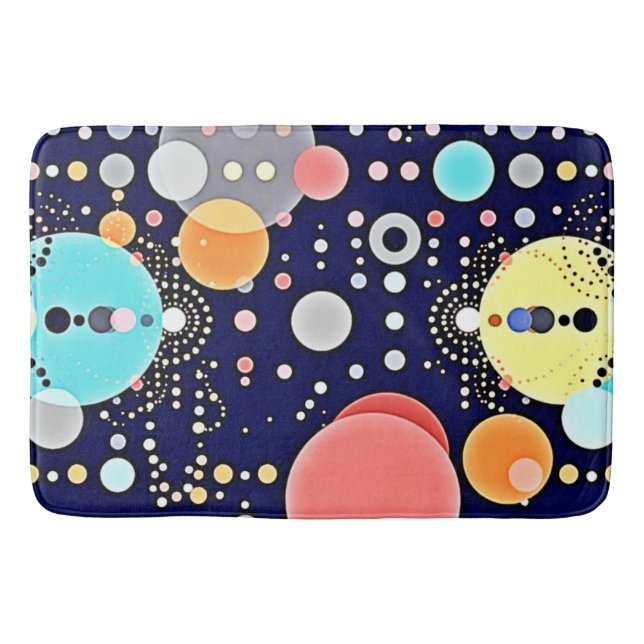 Alfombrilla De Baño Una visión divertida del universo de la burbuja (Anverso)