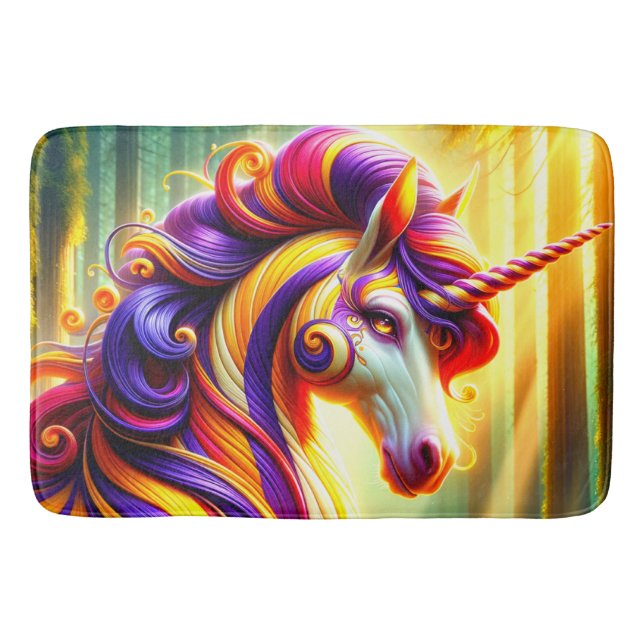 Alfombrilla De Baño Unicornio (Anverso)