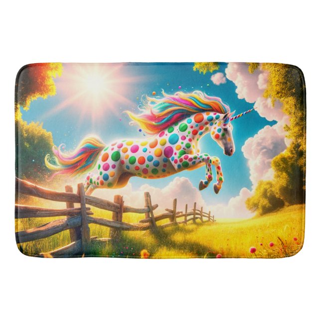 Alfombrilla De Baño Unicornio (Anverso)
