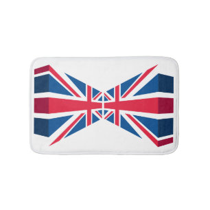 Alfombrilla De Baño Union Jack, bandera británica en 3D