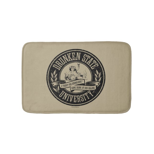 Alfombrilla De Baño Universidad Estatal de Drunken (Anverso)