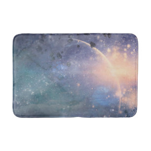 Alfombrilla De Baño Universo de Luces Místicas Sueño Celestial Brillo