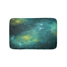 Universo de Nebulosa Estelar Amarillo Verde Espaci