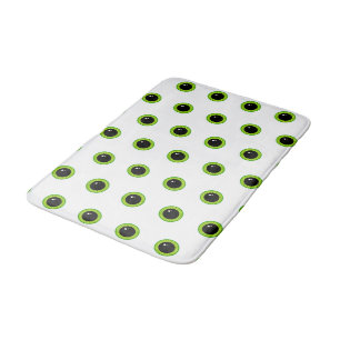 Alfombrilla De Baño Unos ojos verdes divertidos