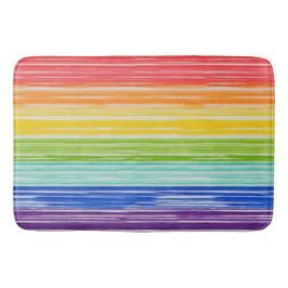 Alfombrilla De Baño Untids rainbow strips