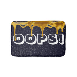 Alfombrilla De Baño ¡UPS! Funny Paint Spill Sparkle Bath Mat
