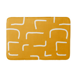 Alfombrilla De Baño Urban Geo Terra Warm Patrón de licuadora