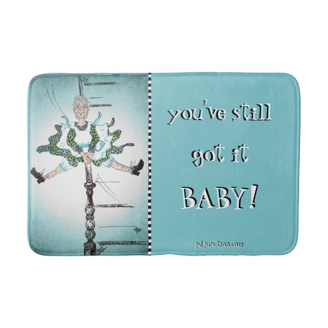 Alfombrilla De Baño ¡Usted todavía le ha conseguido el BEBÉ! (Anverso)