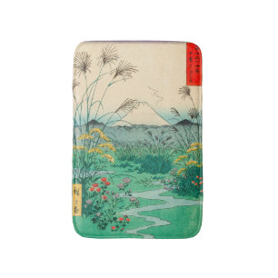 Alfombrilla De Baño Utagawa Hiroshige - Llanura de Otsuki en la provin