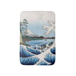 Alfombrilla De Baño Utagawa Hiroshige - Mar frente a Satta, Provincia