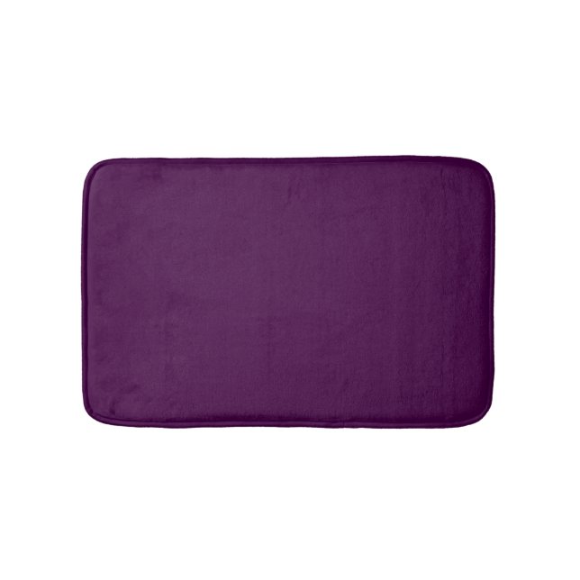 Alfombrilla De Baño Uva morada oscura (Anverso)