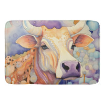 Vaca acuarela Bubbly suave