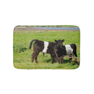 Alfombrilla De Baño Vacas Galloway Belladas Para Bebés En El País, Esp