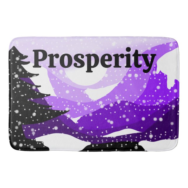 Alfombrilla De Baño Valle de Lilac (Anverso)