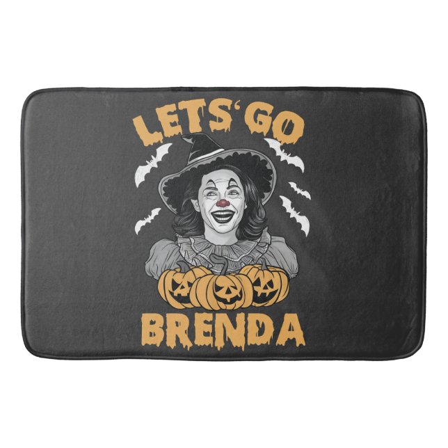 Alfombrilla De Baño Vamos Brenda Spooky Halloween Kamala Harris (Anverso)