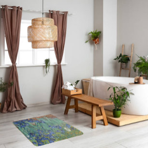 Alfombrilla De Baño Van Gogh Viintage Irises