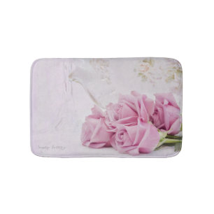 Alfombrilla De Baño Velas y Rosas