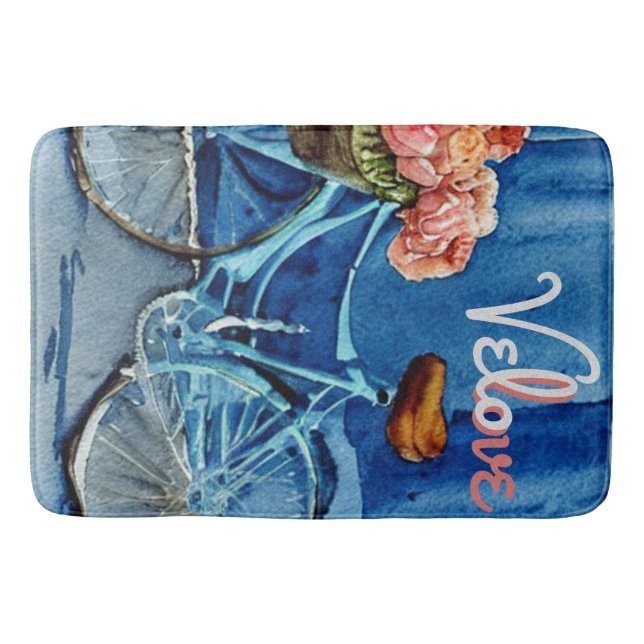 Alfombrilla De Baño Velo Love Cycling (Anverso)
