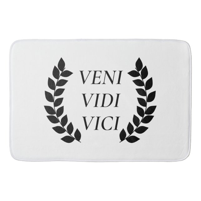 Alfombrilla De Baño Veni Vidi Vici (Anverso)