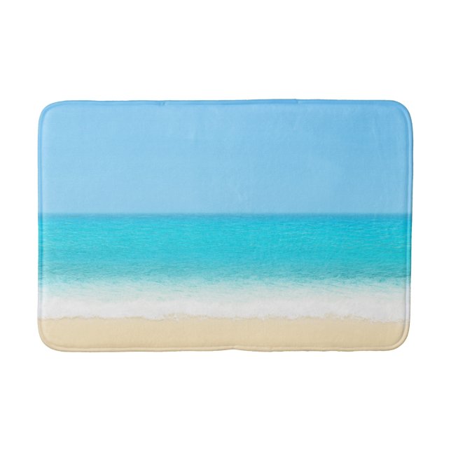 Alfombrilla De Baño Verano Azul Playa (Anverso)
