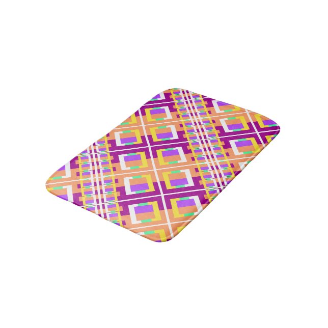 Alfombrilla De Baño Verde amarillo azul (Angular)