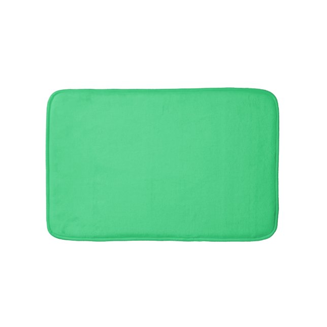Alfombrilla De Baño Verde androide (color sólido) (Anverso)