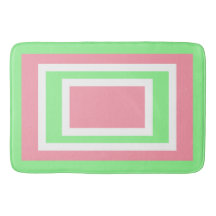 Verde Blanco Rosa Geométrico