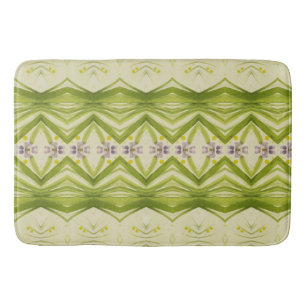 Alfombrilla De Baño Verde De Oliva Y Sabio